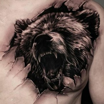 34 Bear Tattoo Ideas for Men & Women in 2024