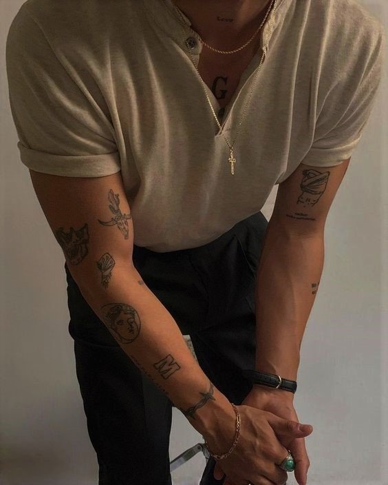 30 Aesthetic Men Arm Tattoos | Wrist tattoos for guys, Small tattoos for  guys, Tattoos for guys