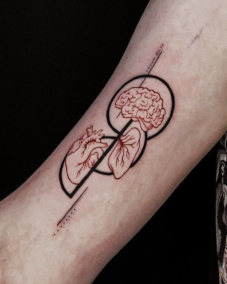 Organ donation tattoo | Sewing tattoos, Inside bicep tattoo, Subtle tattoos