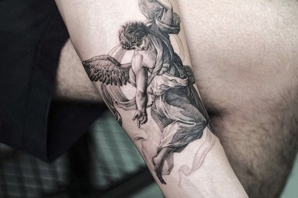Lucifer statue by Carl Grace by hatefulss on deviantART | Cool arm tattoos,  Angel tattoo designs, Arm tattoo