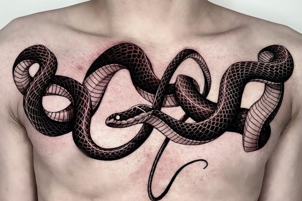 🐍 Mirror snake design on the chest 🐍 on my homie @criztiansamuel Loc... |  TikTok