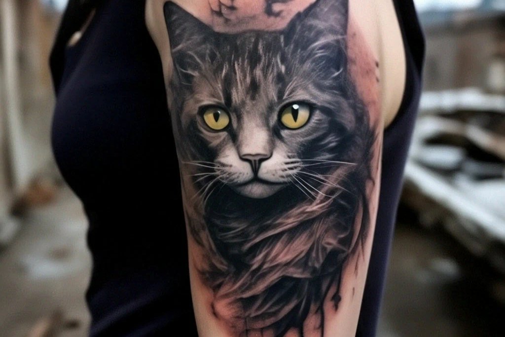 Cat tattoo