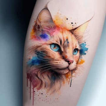Cat tattoo
