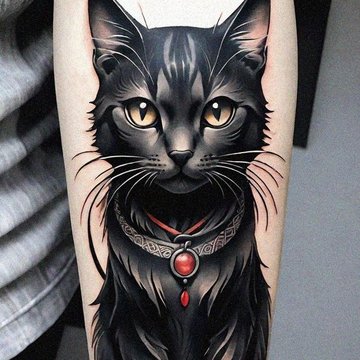 Cat tattoo