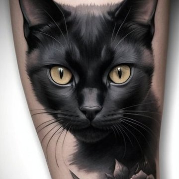 Cat tattoo